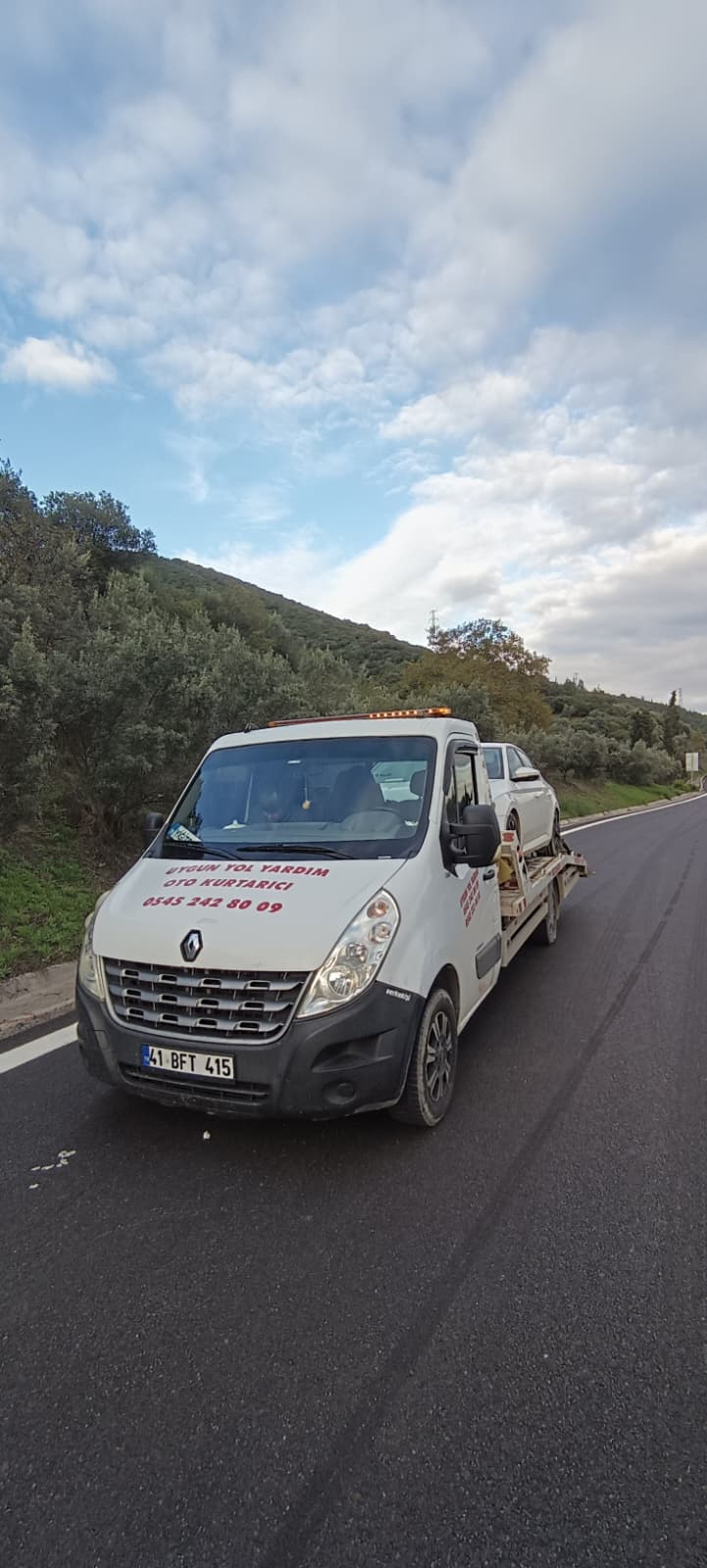 Körfez Otoyol Güzergâhı Çekici ve Yol Yardım Hizmeti